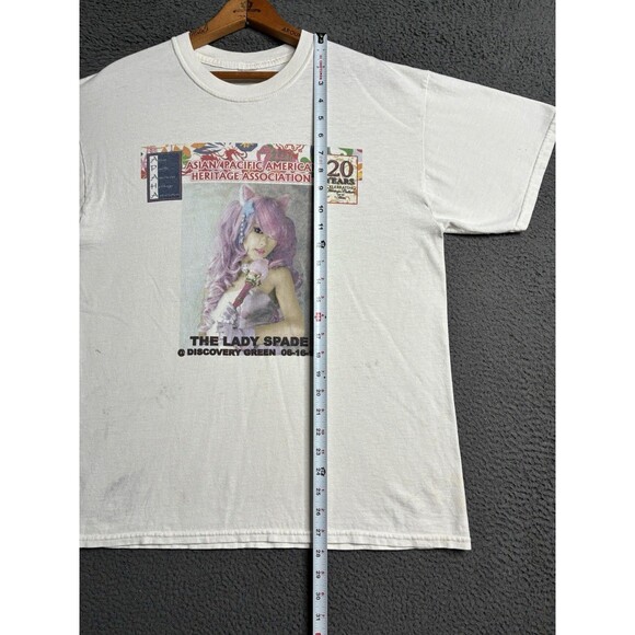 Vtg Y2K The Lady Spade Concert T-Shirt Size Large J-Pop Band Tee Music Japanese - Picture 13 of 15
